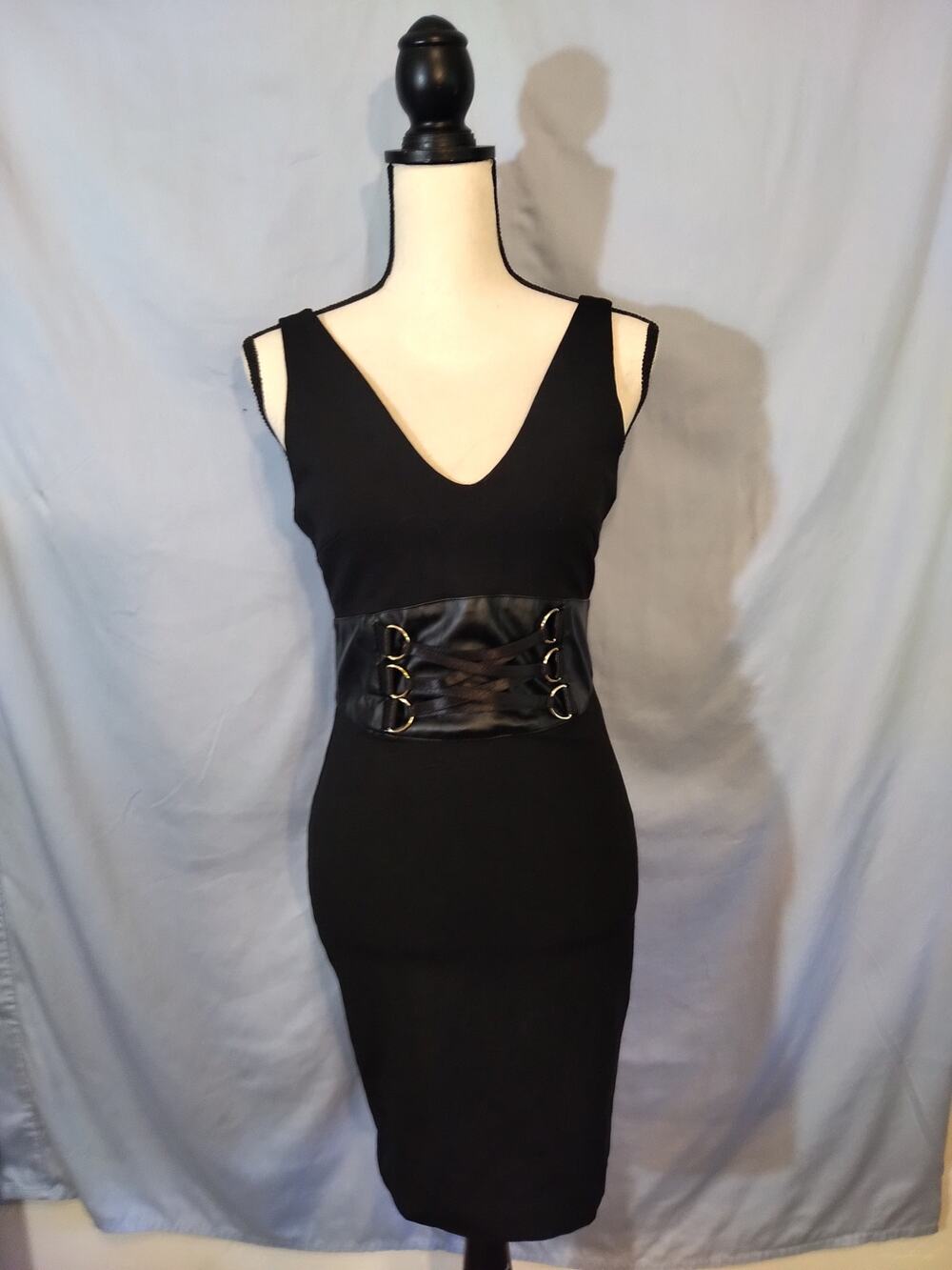 Lette Black Bodycon Dress